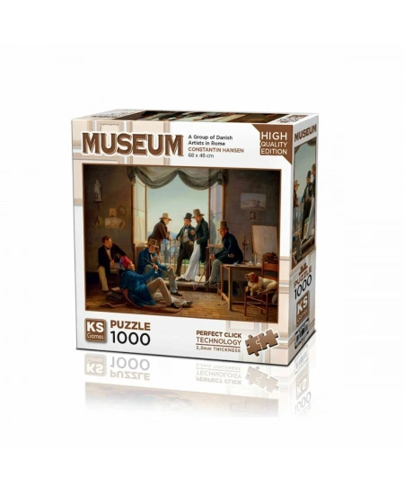 K GAMES 1000 PARÇA PUZZLE A GROUP OF DANISH ARTISTS IN ROME