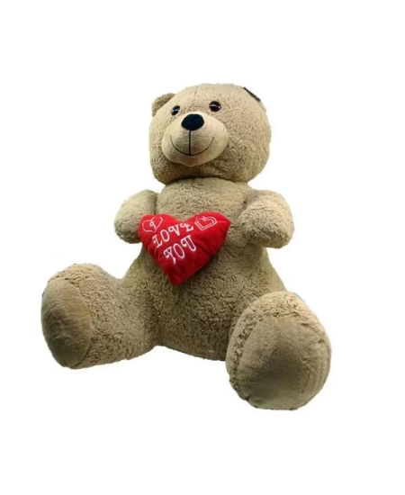 KALPLİ OTURAN PELUŞ AYI 90CM