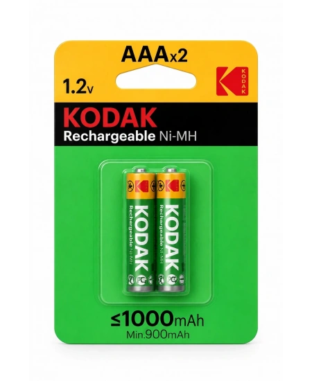 KODAK 2 ADET 1000 MAH Nİ-MH İNCE PİL