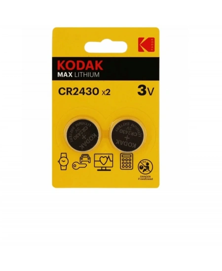KODAK 2 ADET CR2430 MAX LİTYUM PARA PİL