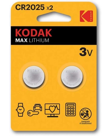 KODAK 2025 İKİLİ LİTYUM PİL