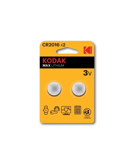 KODAK CR2016 LİTYUM PİL 2Lİ