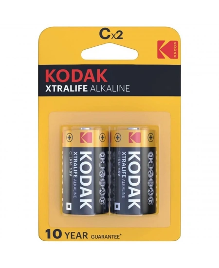KODAK XTRALİFE ALKALİNE ORTA PİL-C