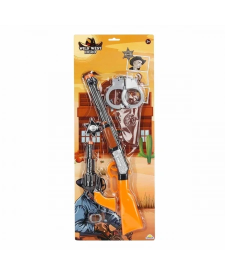 KOVBOY SET TÜFEK-TABANCA-KILIF-KELEPÇE