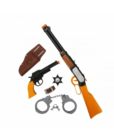 KOVBOY SET TÜFEK-TABANCA-KILIF-KELEPÇE