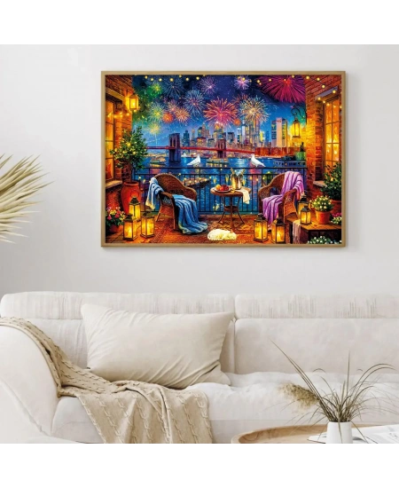 KS GAMES 1000 PARÇA PUZZLE  A FESTİVAL İN BROOKLYN