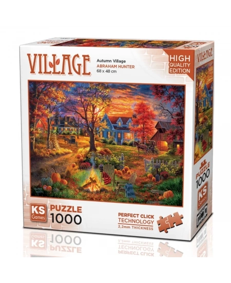 KS GAMES 1000 PARÇA PUZZLE AUTUMN VILLAGE