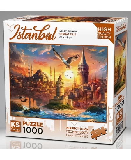 KS GAMES 1000 PARÇA PUZZLE DREAM İSTANBUL