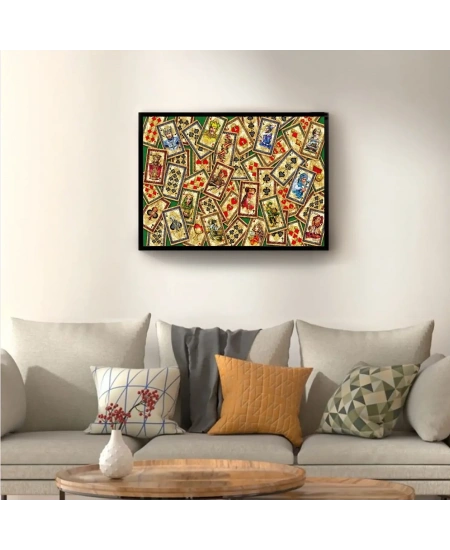 KS GAMES 1000 PARÇA PUZZLE FANTASY PLAYING CARDS