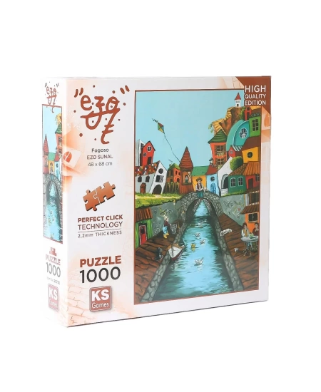 KS GAMES 1000 PARÇA PUZZLE FOGOSO