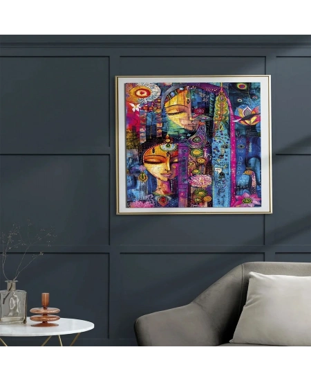 KS GAMES 1000 PARÇA PUZZLE INDIAN WOMAN