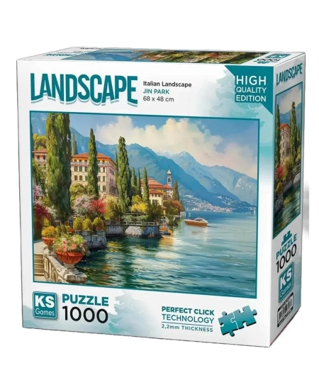 KS GAMES 1000 PARÇA PUZZLE İTALİAN LANDSCAPE