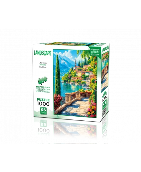 KS GAMES 1000 PARÇA PUZZLE LAKE COMO