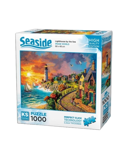 KS GAMES 1000 PARÇA PUZZLE LİGHTHOUSE BY THE SEA