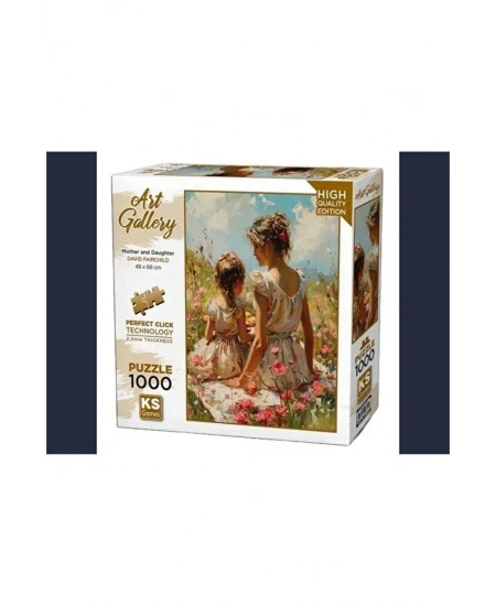 KS GAMES 1000 PARÇA PUZZLE MOTHER AND DAUGTHER