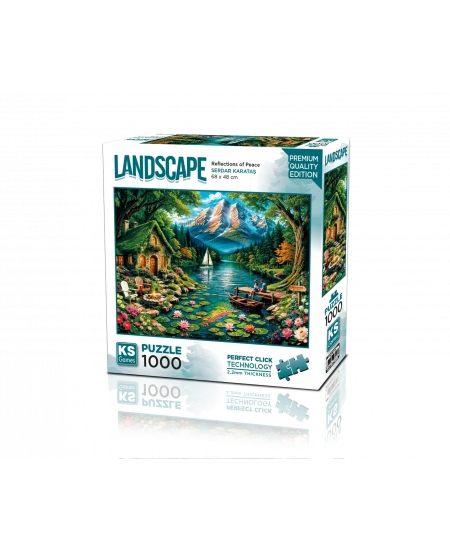 KS GAMES 1000 PARÇA PUZZLE REFLECTIONS OF PEACE