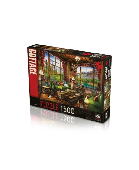 KS GAMES 1500 PARÇA PUZZLE CHALET