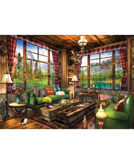 KS GAMES 1500 PARÇA PUZZLE CHALET