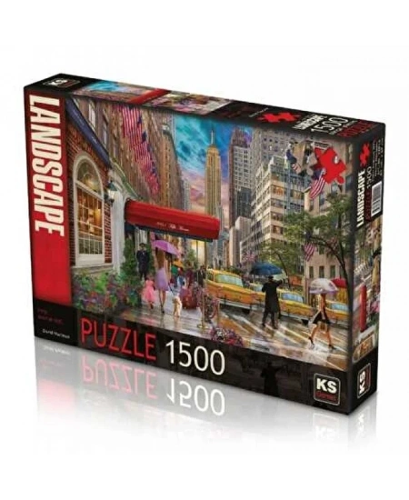 KS GAMES 1500 PARÇA PUZZLE FİFTY AVENUE NYC