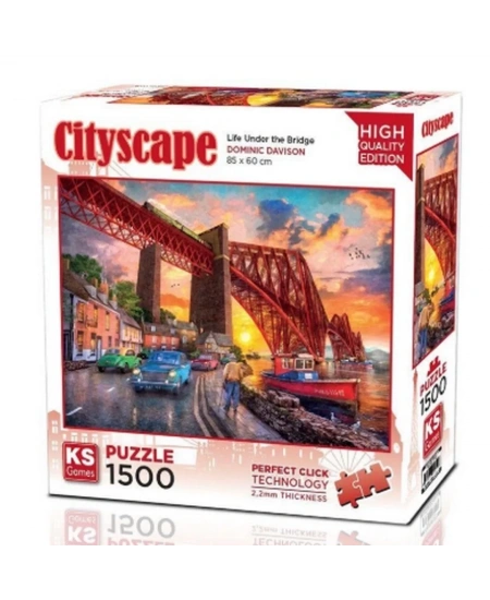 KS GAMES 1500 PARÇA PUZZLE FORTH BRIDGE AT SUNSET