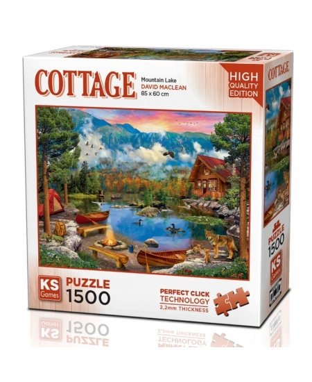 KS GAMES 1500 PARÇA PUZZLE MOUNTAIN LAKE