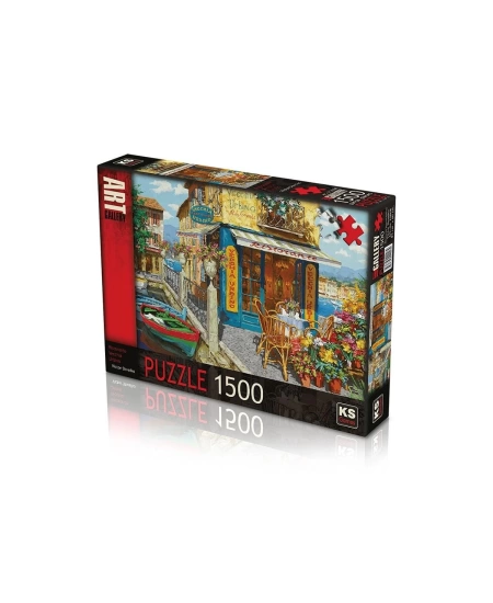 KS GAMES 1500 PARÇA PUZZLE RİSTORANTE VECCHİA URBİNO