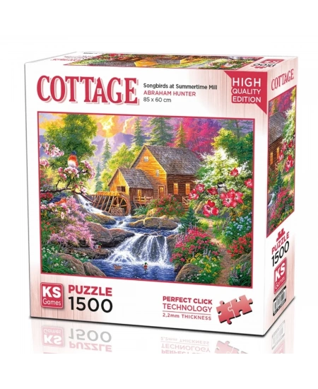 KS GAMES 1500 PARÇA PUZZLE SONGBIRD AT SUMMERTIME MILL