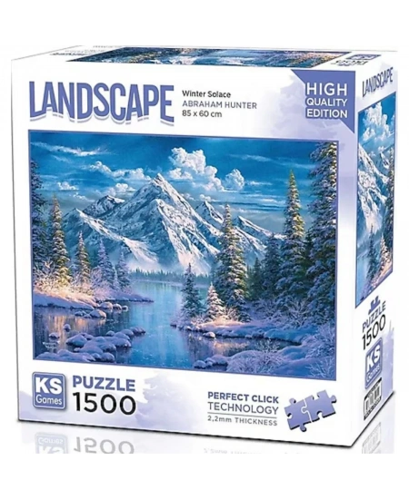 KS GAMES 1500 PARÇA PUZZLE WINTER SOLACE