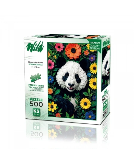 KS GAMES 500 PARÇA PUZZLE BLOSSOMING PANDA