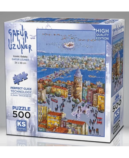 KS GAMES 500 PARÇA PUZZLE İCONİC GALATA