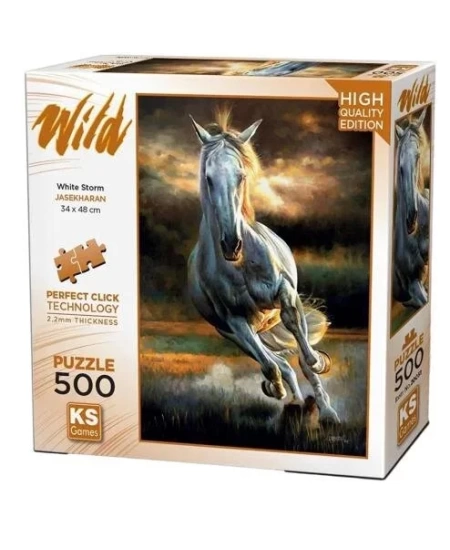 KS GAMES 500 PARÇA PUZZLE WHİTE STORM