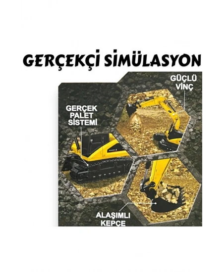 KUMANDALI ALAŞIM İNŞAAT ARACI EKSKAVATÖR