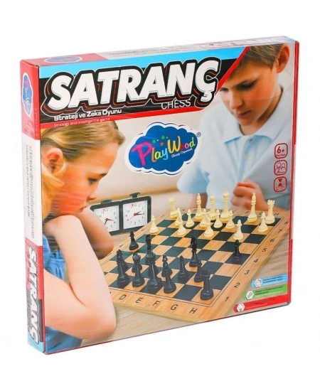 KUTUDA AHŞAP SATRANÇ