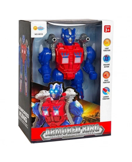 KUTUDA PİLLİ SESLİ IŞIKLI ROBOT