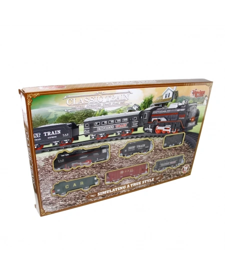 KUTULU 19 PARÇA KLASİK TREN SETİ