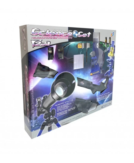 KUTULU TELESKOP VE MİKROSKOP SETİ