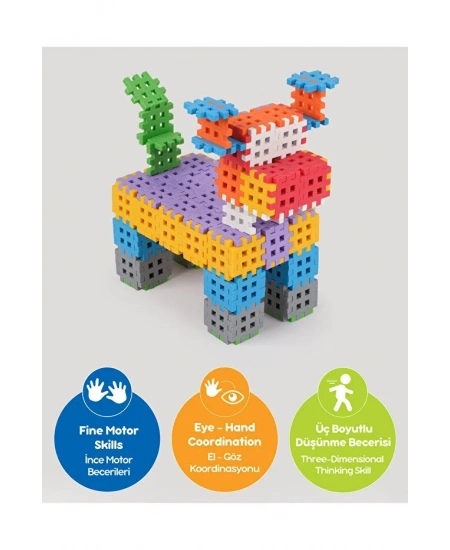 LC YUMUŞAK AKILLI BLOKLAR 60 PARÇA