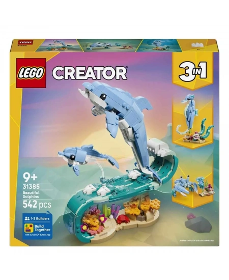 LEGO 3Ü1 ARADA DENİZ HAYVANLARI GÜZEL YUNUSLAR NET
