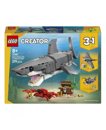 LEGO ACIMASIZ KÖPEK BALIĞI İLE HAZİNE SANDIĞI NET