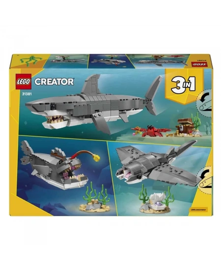 LEGO ACIMASIZ KÖPEK BALIĞI İLE HAZİNE SANDIĞI NET