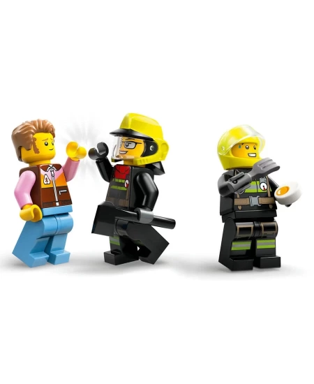 LEGO CİTY 4x4 KURTARMA BOTLU İTFAİYE KAMYONU