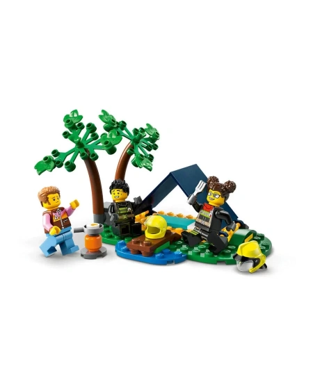 LEGO CİTY 4x4 KURTARMA BOTLU İTFAİYE KAMYONU