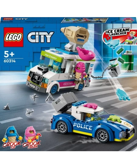 LEGO CITY DONDURMA KAMYONU POLİS TAKİBİ DHL