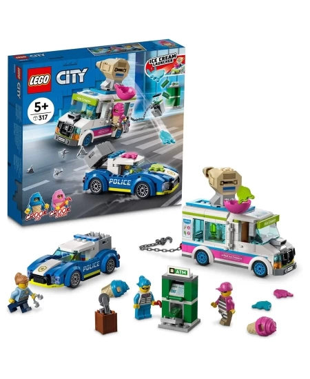 LEGO CITY DONDURMA KAMYONU POLİS TAKİBİ DHL
