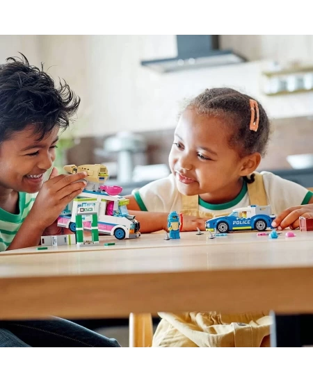 LEGO CITY DONDURMA KAMYONU POLİS TAKİBİ DHL