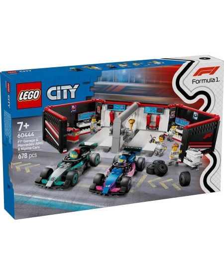 LEGO CITY F1 GARAJ AMG VE ALPINE (NET)