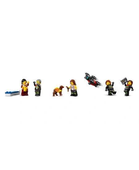 LEGO FIRE STATION W FIRE TRUCK DHL