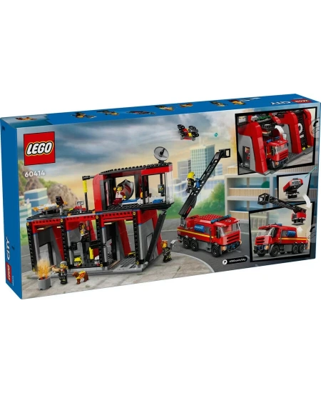 LEGO FIRE STATION W FIRE TRUCK DHL