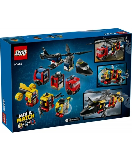 LEGO HELİKOPTER İTFAİYE VE DENİZALTI DHL