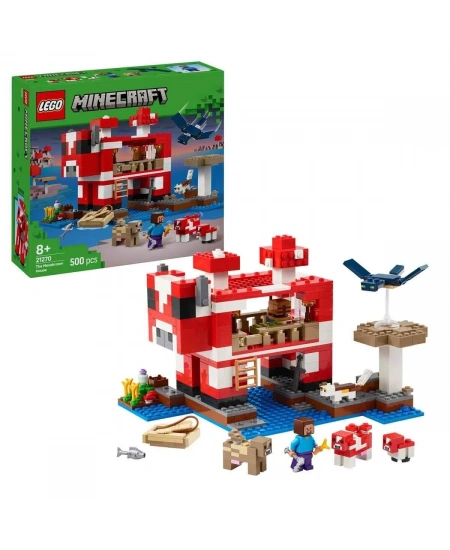 LEGO MİNECRAFT MOOSHROOM EVİ DHL (NET)